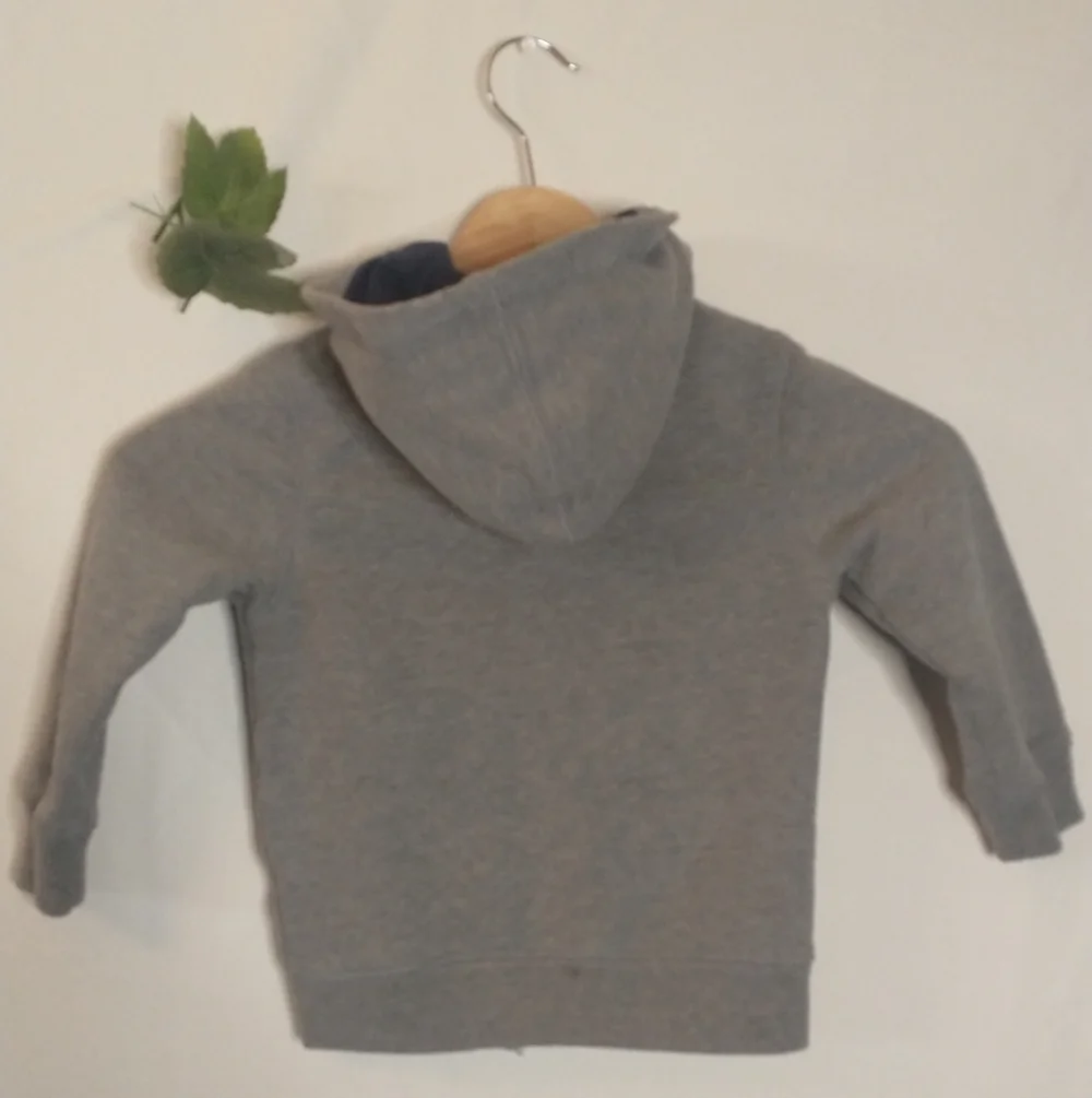 2T OshKosh B'gosh Kids Charcoal Zip-Up Hoodie